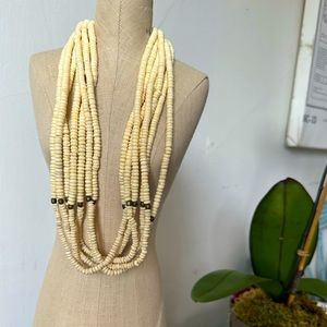 Multi strand shell necklace